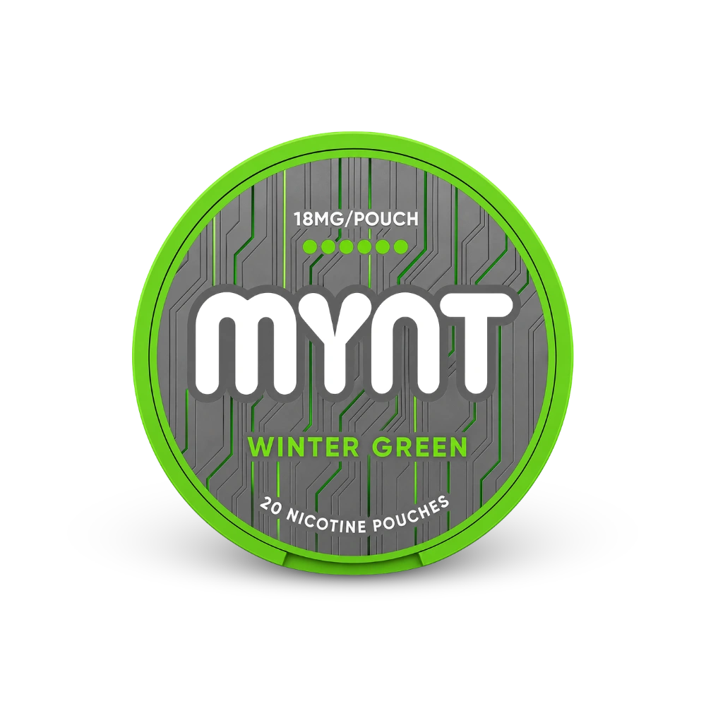 MYNT Winter Green Strong – can of nicotine pouches
