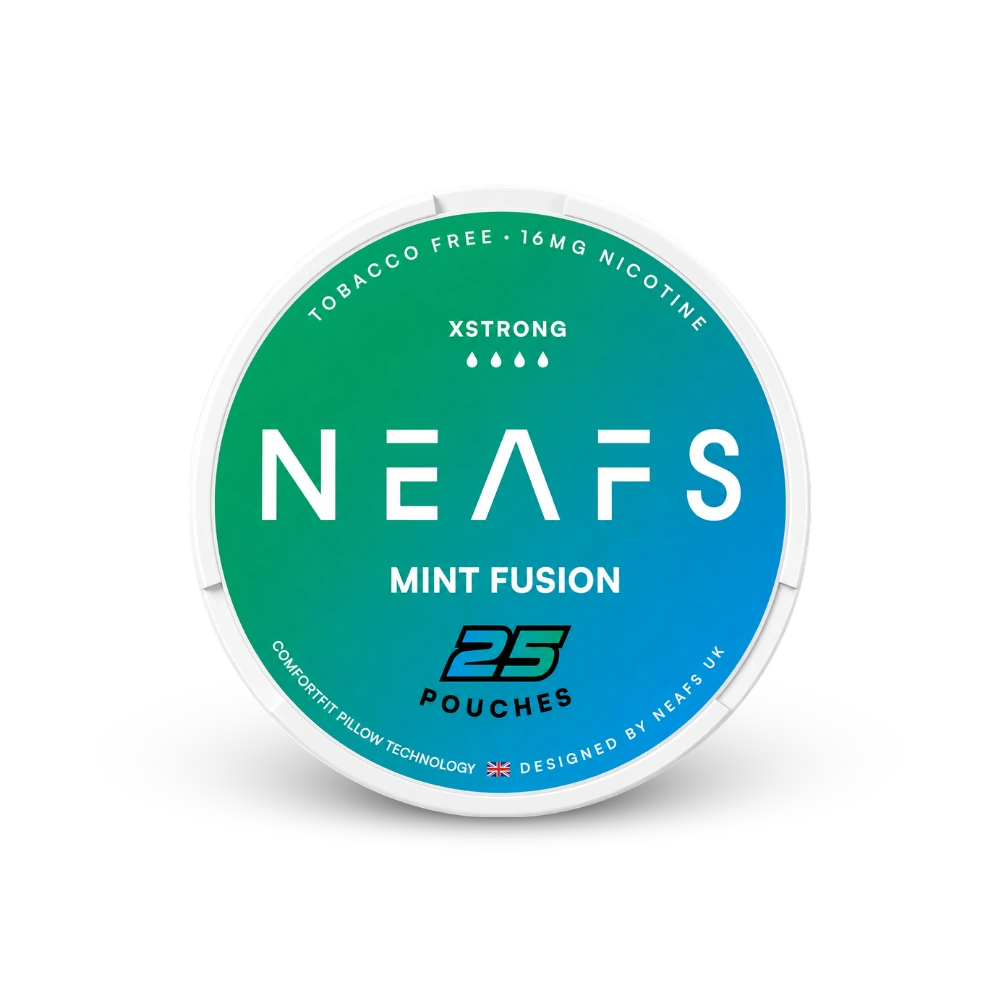NEAFS Mint Fusion Extra Strong – can of nicotine pouches
