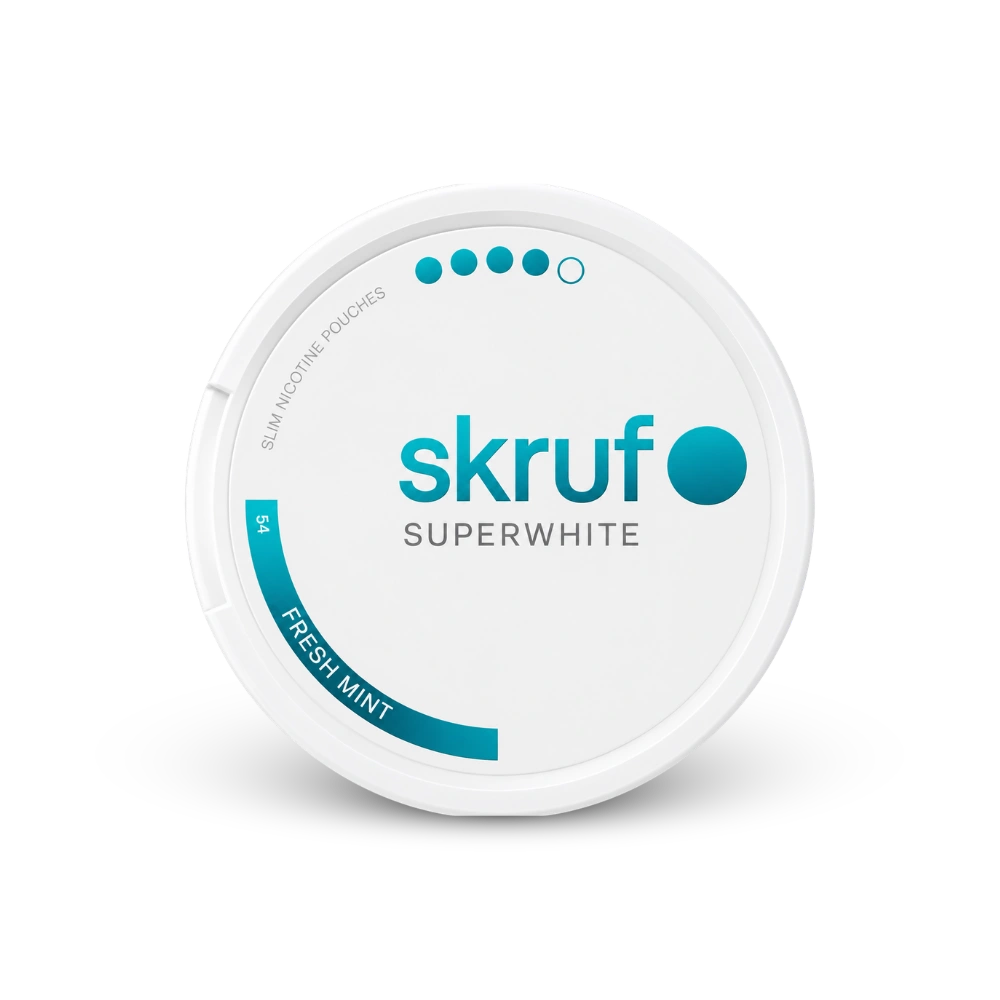 SKRUF Fresh Mint S4 – can of nicotine pouches