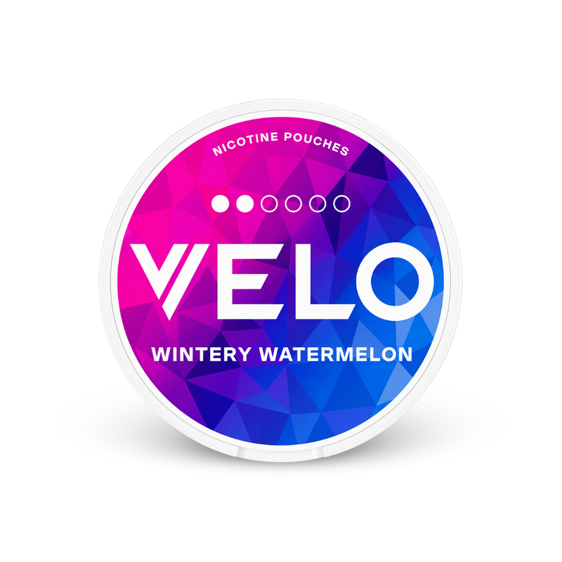 VELO Wintery Watermelon Mini – can of nicotine pouches