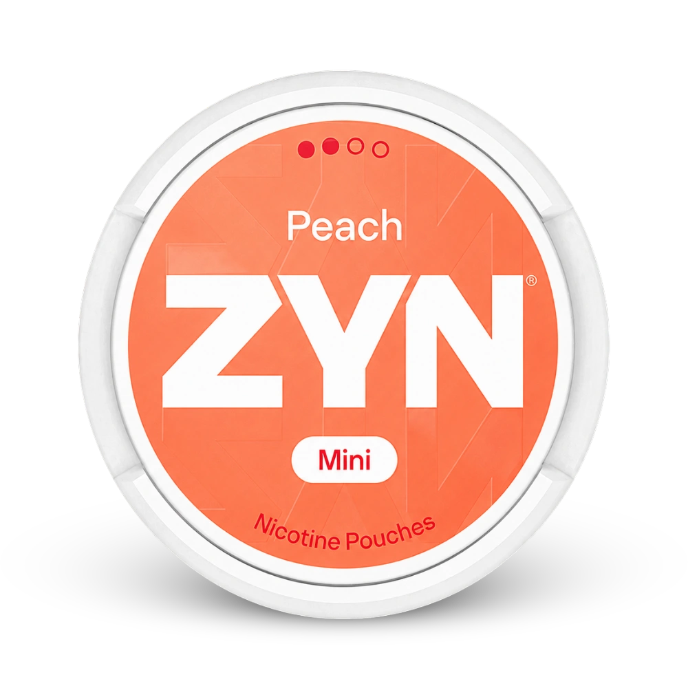 ZYN Peach Mini Normal – can of nicotine pouches