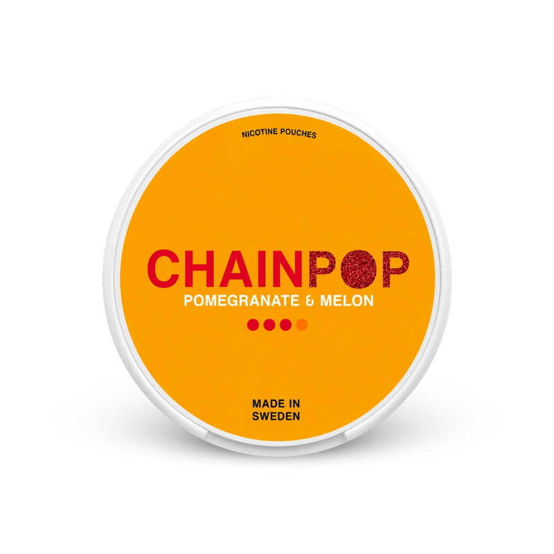 Chainpop Pomegranate Melon – can of nicotine pouches
