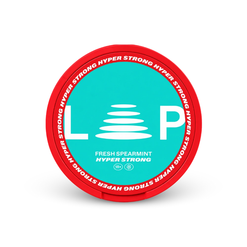 Loop Fresh Spearmint Hyper – can of nicotine pouches