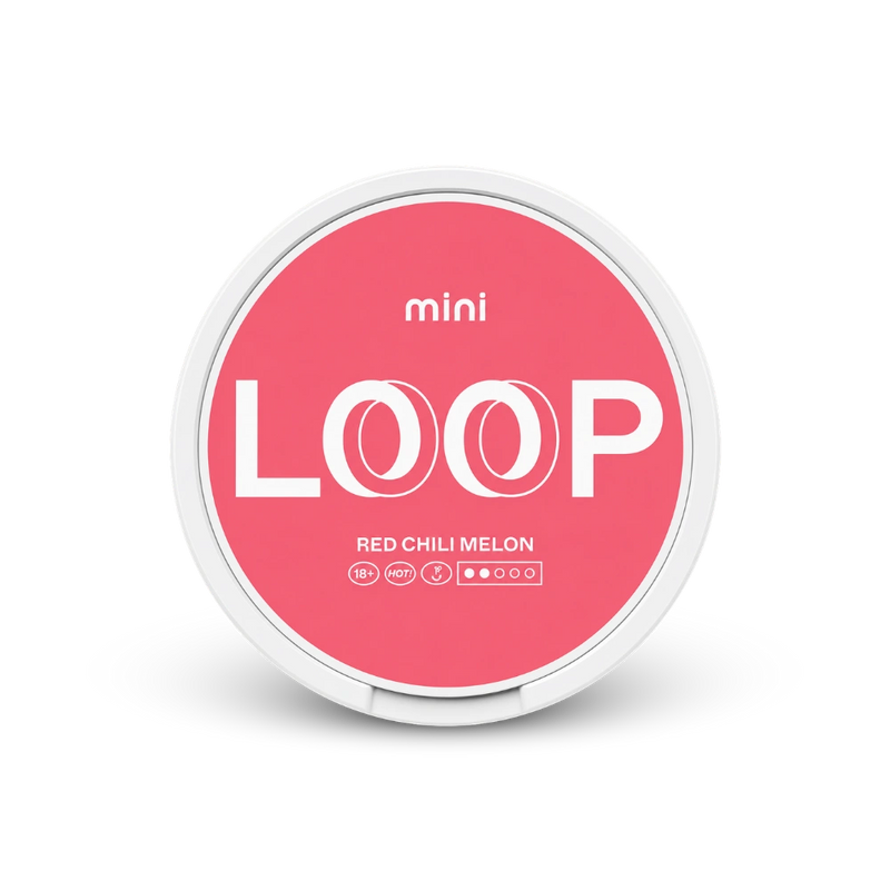 Loop Red Chili Mini – can of nicotine pouches