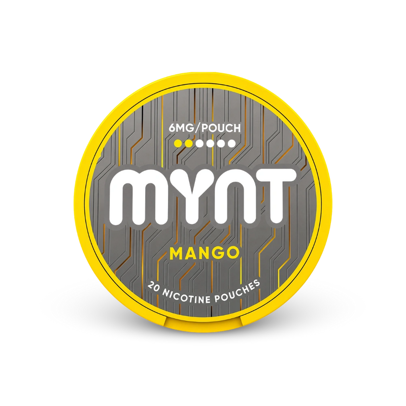 MYNT Mango Slim Regular – can of nicotine pouches