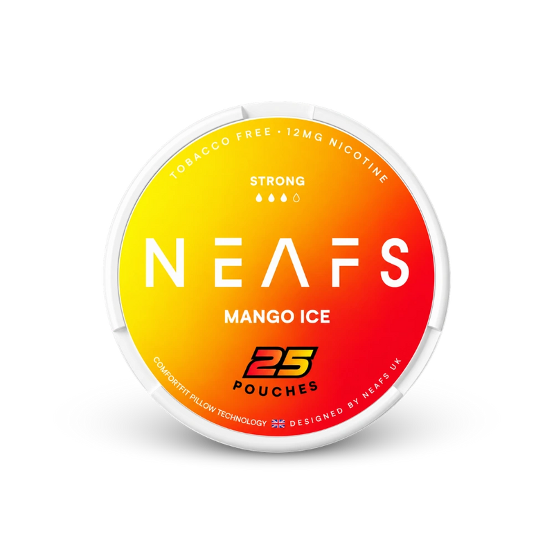 NEAFS Mango Ice Strong – can of nicotine pouches