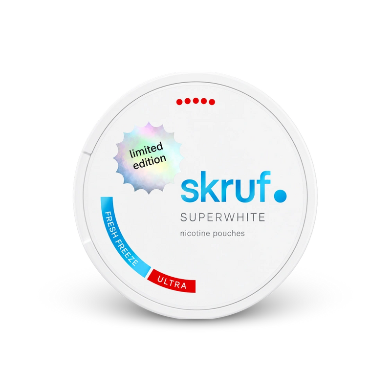 SKRUF Fresh Freeze Ultra limited – can of nicotine pouches