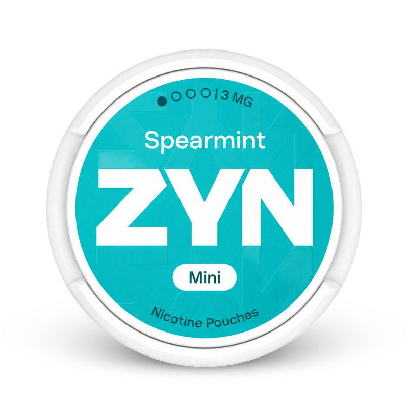 ZYN Spearmint Strong Slim – can of nicotine pouches