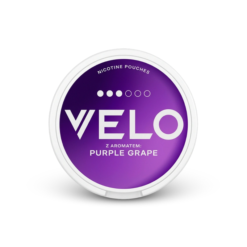 VELO Purple Grape – can of nicotine pouches